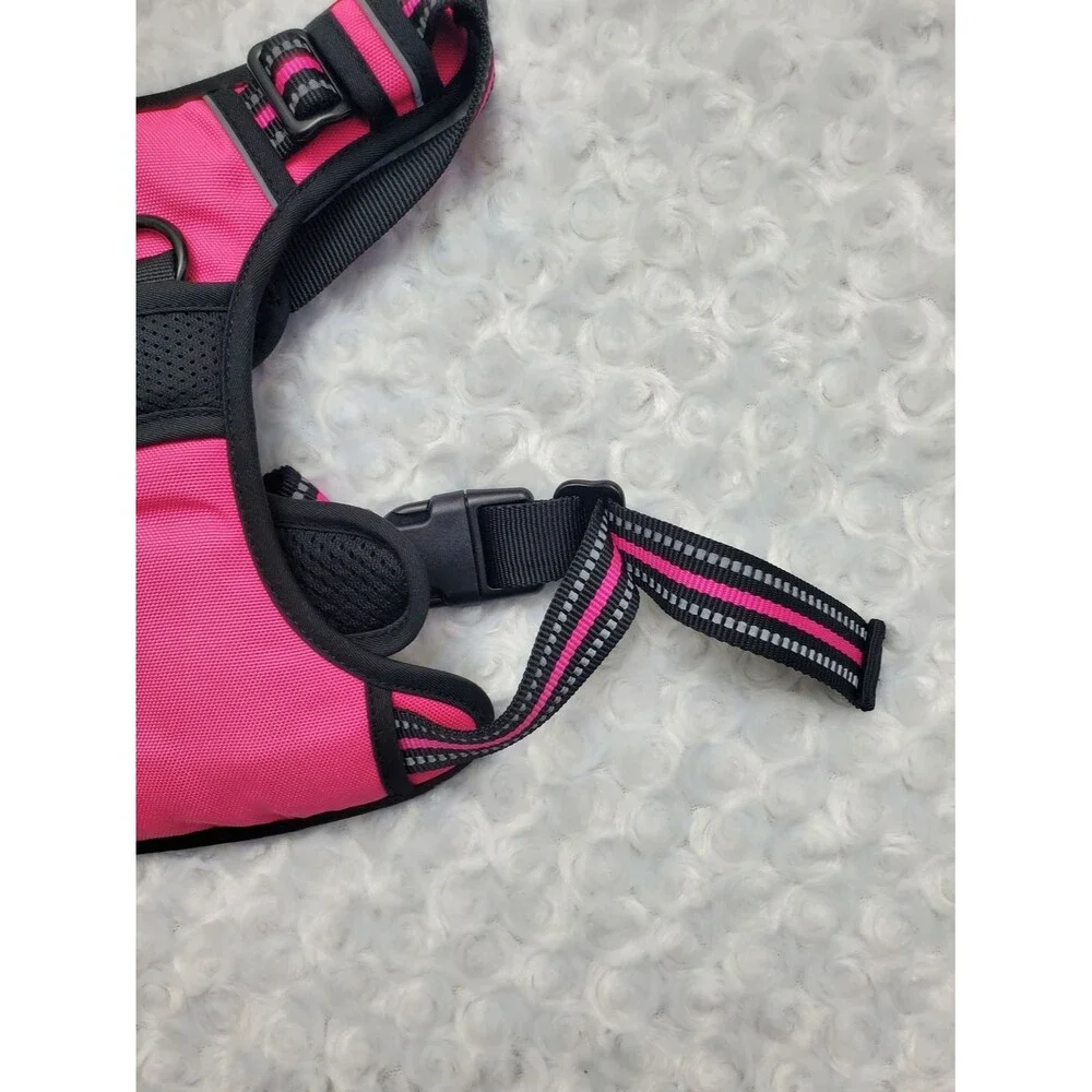 No Pull Dog Harness Medium Reflective Front Clip Vest with size M